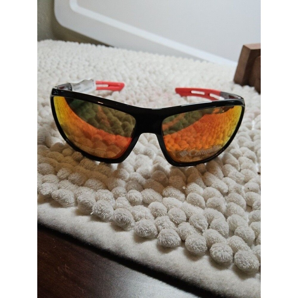 Columbia Extended Size Polarized Sunglasses Matte Black Frame - Picture 5 of 16